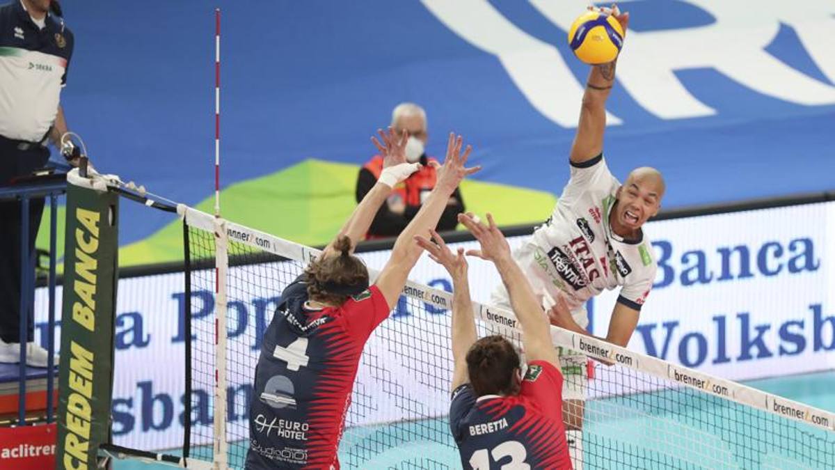Superlega: Trento soffre ma non si ferma. Contro Monza la striscia di vittorie sale a 12