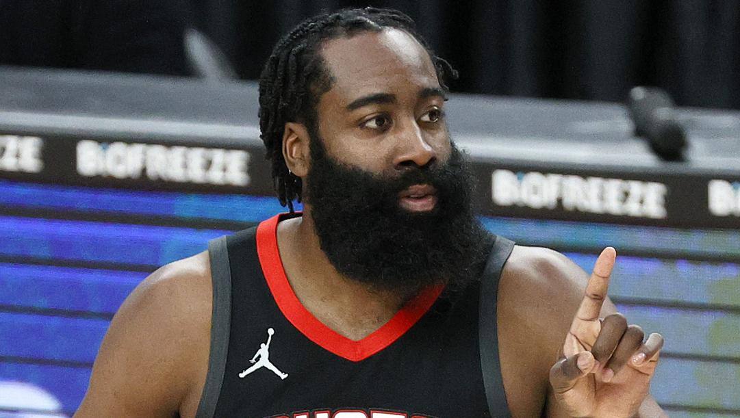 James Harden, 31 anni, era a Houston dal 2012. Afp 