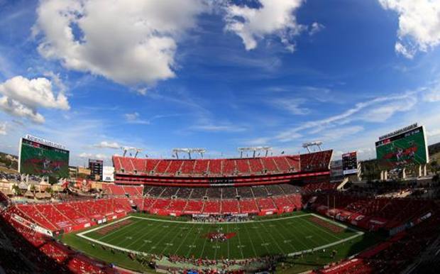 Raymond James Stadium in Tampa, Florida, site of the upcoming Super Bowl. Afp
