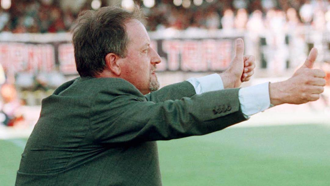Renzo Ulivieri, 79 anni, ex allenatore della Sampdoria. Ap  