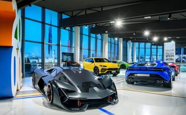The Lamborghini museum of Sant & rsquo; Agata Bolognese