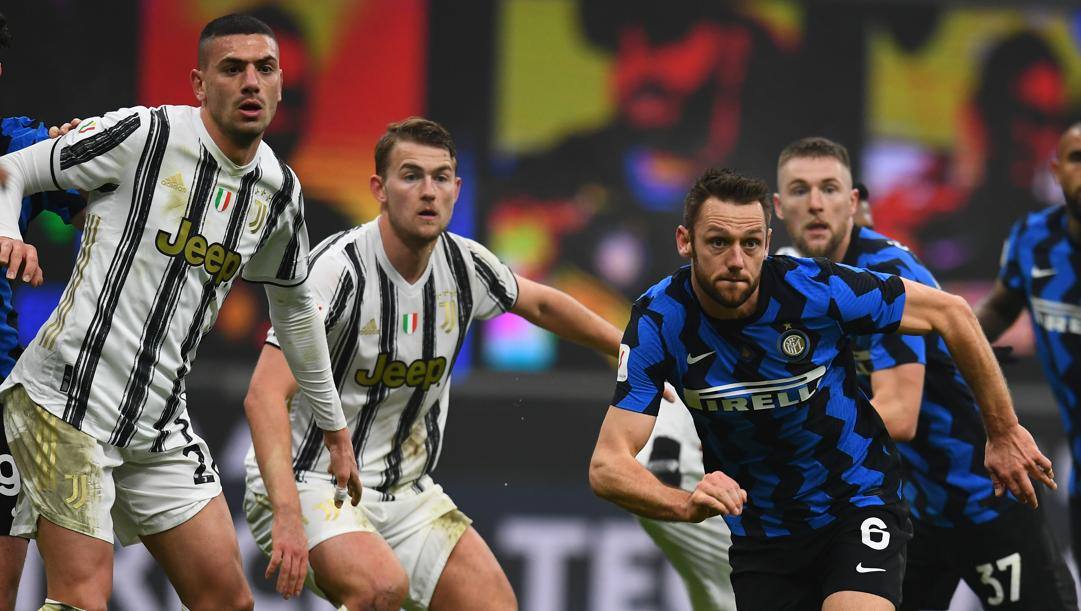 Una fase di Inter-Juventus, semifinale d'andata di Coppa Italia (GETTY) 