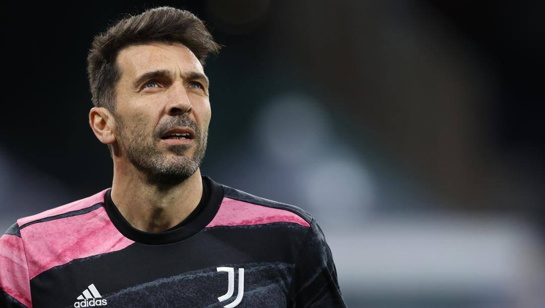 Gianluigi Buffon (43 anni), 10 presenze in stagione con la Juventus. LaPresse 