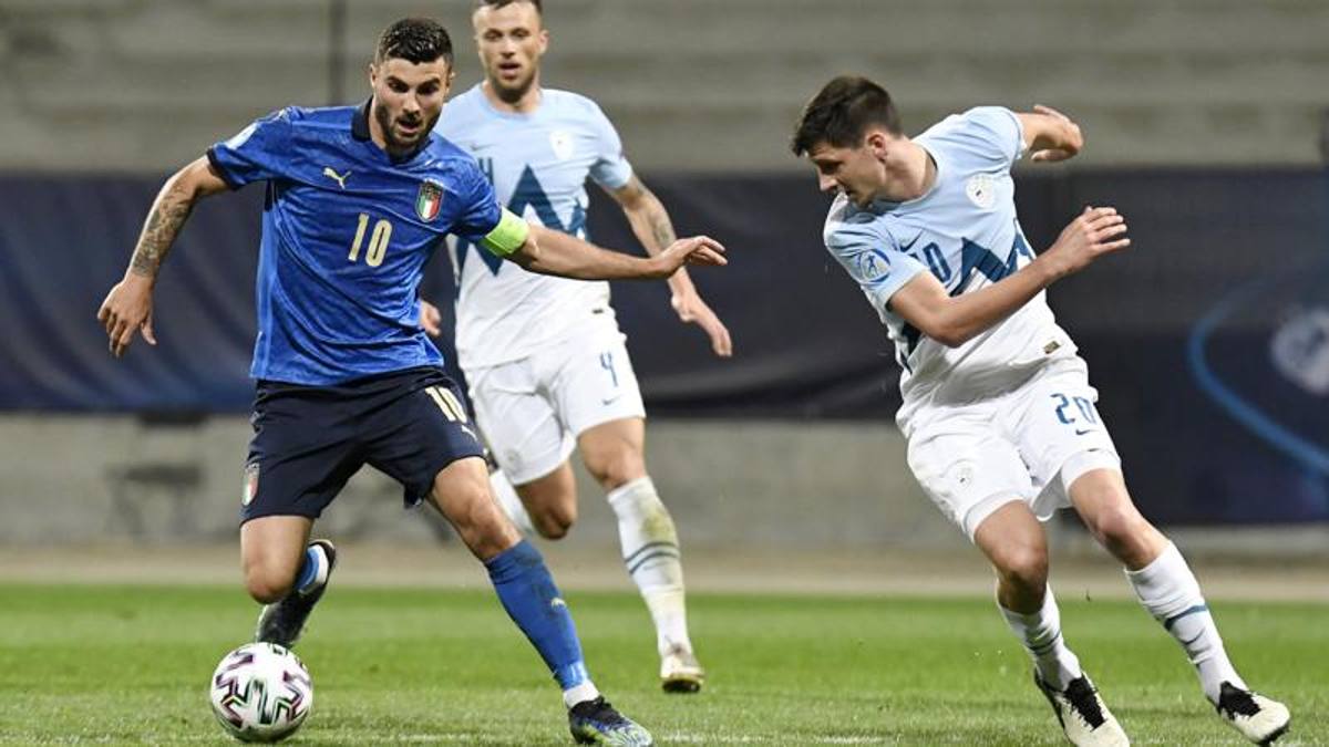 Italy-Slovenia 4-0: goals from Maggiore, Raspadori and two from Cutrone |  Final results