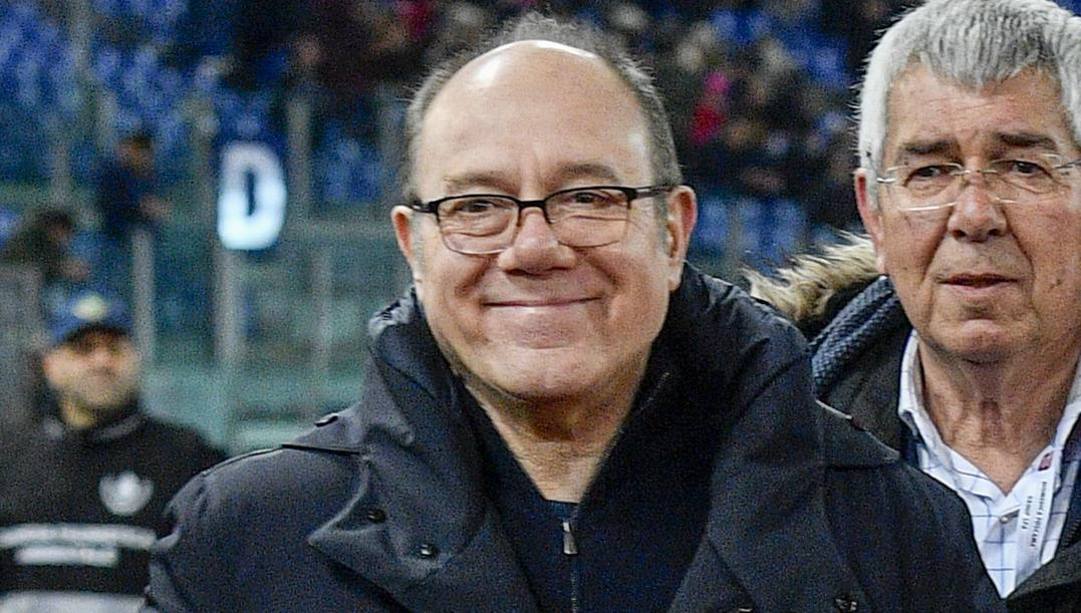 Carlo Verdone all'Olimpico. LaPresse 