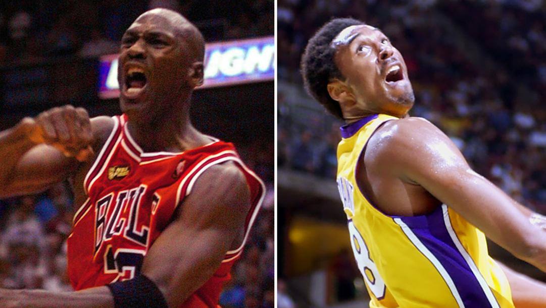 Michael Jordan e Kobe Bryant 