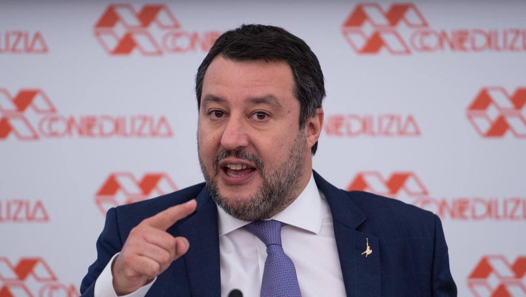 Matteo Salvini - Foto Ansa 