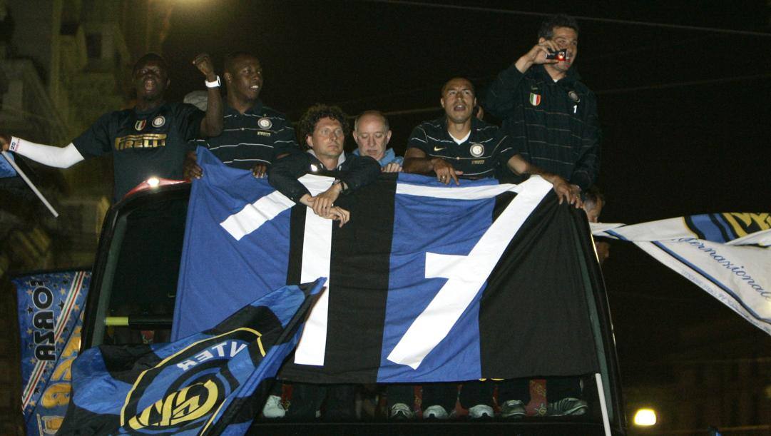 Il 17° scudetto Inter, nel 2009, arrivò davanti alla tv. Ap 