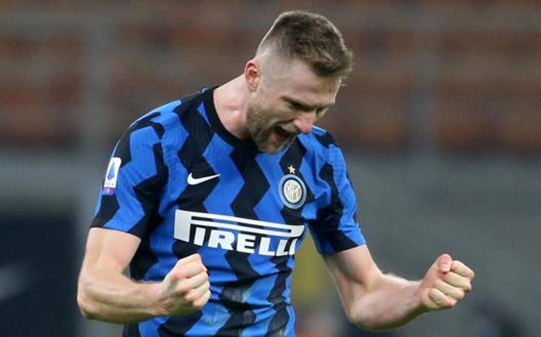 Milan Skriniar (26 anni), all'Inter dalla stagione 2017-18: finora ha totalizzato 165 presenze ufficiali con 7 gol e 4 assist, è campione d'Italia 2021. ANSA 