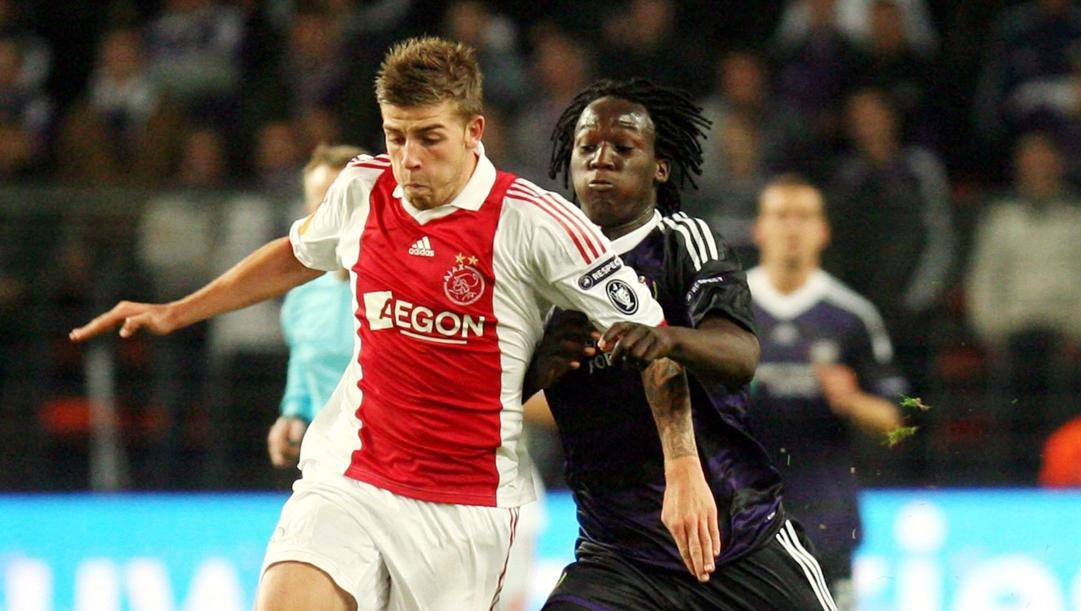 La sfida tra Ajax e Anderlecht di Champions nel 2009. Le due squadre potrebbero affrontarsi nella futura lega belgo-olandese. Epa 