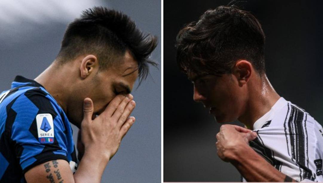 Due big  in scadenza:  Lautaro Martinez, 23 anni, e Paulo Dybala, 27 anni. Lapresse e AFP 