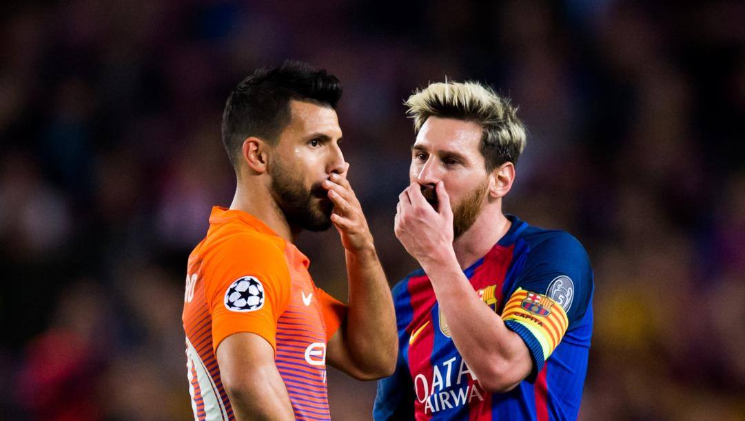 Aguero e Messi - Foto Getty Images 