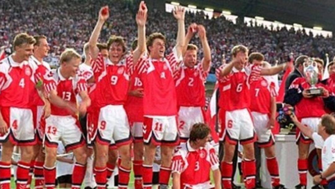 La Danimarca campione d'Europa nel 1992 