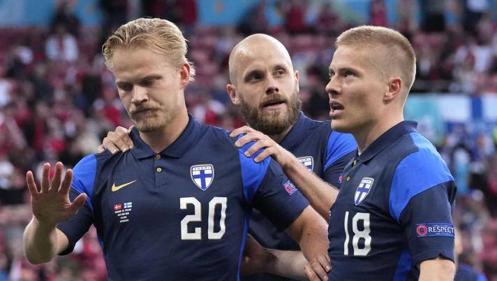 L'esultanza contenuta di Joel Pohjanpalo, autore del gol vittoria. Epa L'esultanza contenuta di Joel Pohjanpalo, autore del gol vittoria. Epa