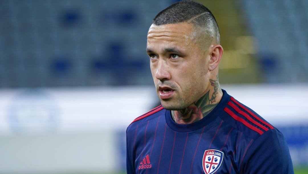 Radja Nainggolan (33 anni), centrocampista belga al Cagliari nell'ultima stagione: il suo contratto con l'Inter scadrà il 30 giugno 2022. LAPRESSE 