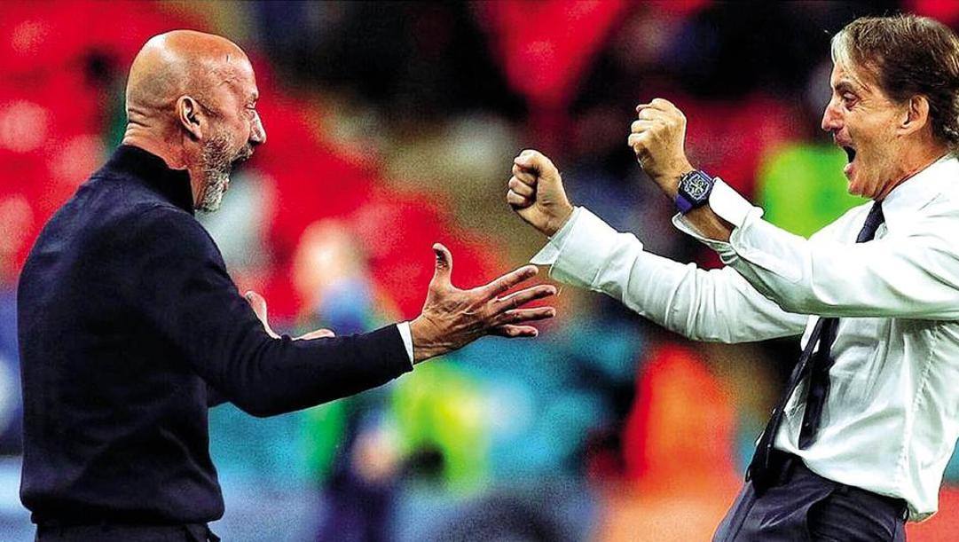 Gianluca Vialli e Roberto Mancini 