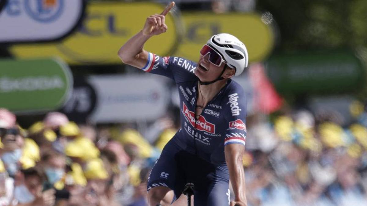 Tour de France: capolavoro Van der Poel nel nome del nonno Poulidor