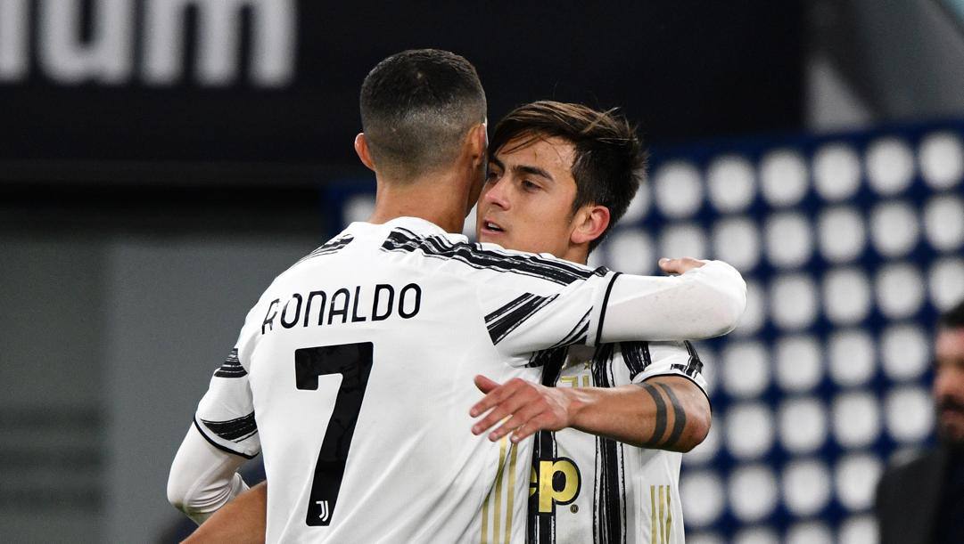 Cristiano Ronaldo e Paulo Dybala (GETTY) 