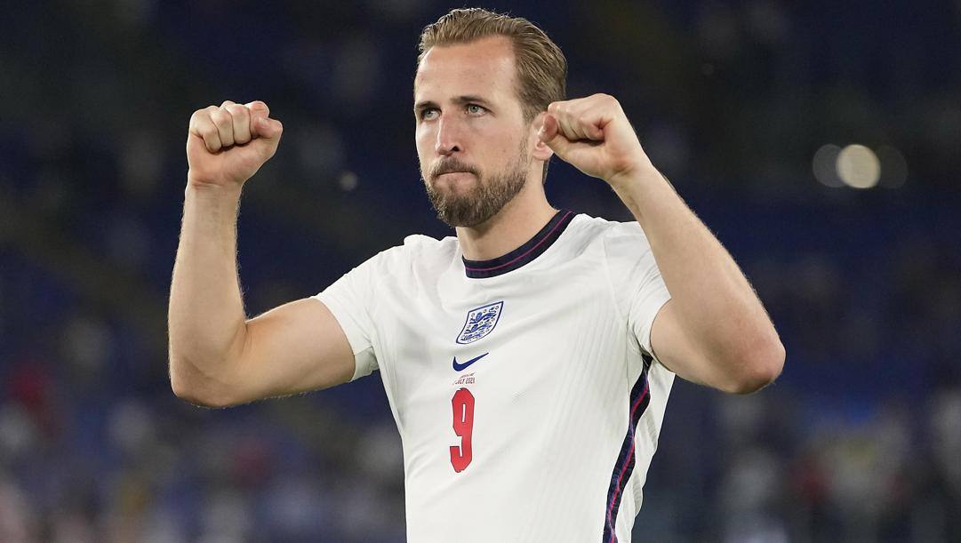 Harry Kane, 27 anni, doppietta contro l'Ucraina. Epa 