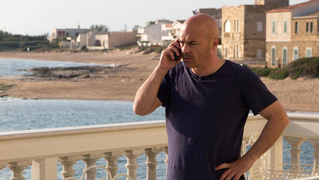 Luca Zingaretti nel ruolo di Montalbano. Ansa 