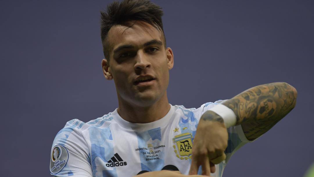 Lautaro Martinez (23 anni), attaccante dell'Inter e della nazionale argentina. GETTY IMAGES 