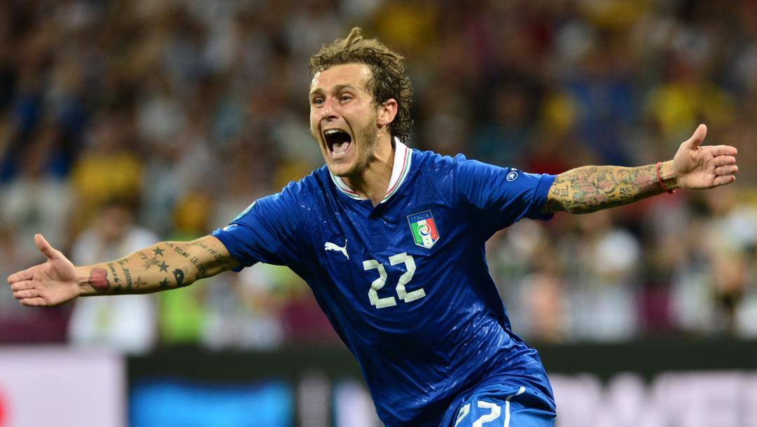 Alessandro Diamanti con la maglia dell'Italia a Euro 2012 - GETTY 