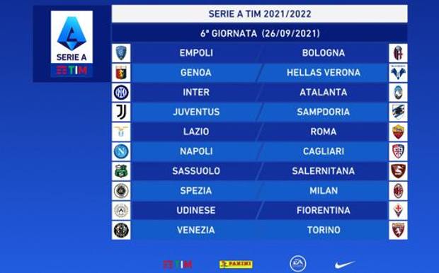 Calendario Serie A Tutte Le Giornate Del Campionato 2021 2022 La Gazzetta Dello Sport Calendario Serie A Gazzetta 2022