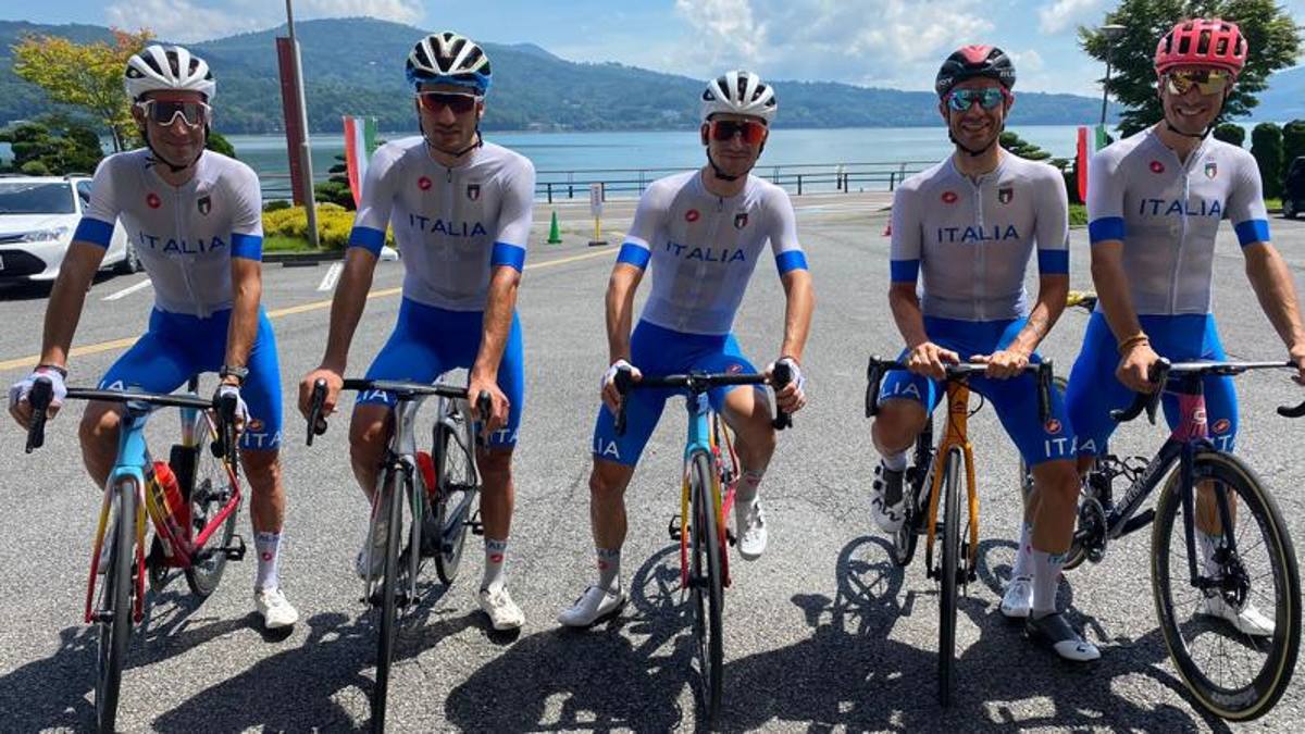 Qui Giappone, gli azzurri sul percorso. Caruso: “L'ultima salita sembra il Civiglio“