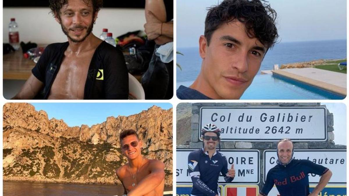 Relax al mare, scalate in bici e motocross. Le vacanze dei piloti della MotoGP