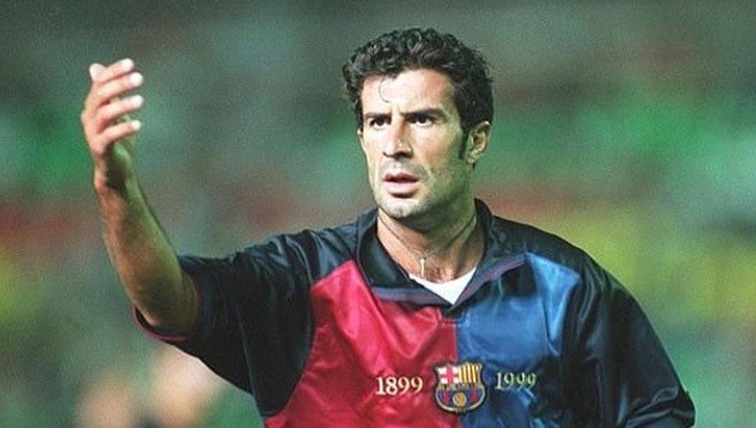 Luis Figo, cinque stagioni al Barcellona 