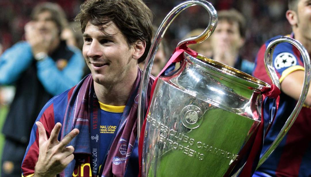 Leo Messi lascia Barcellona dopo 20 stagioni e 35 trionfi. LaPresse 