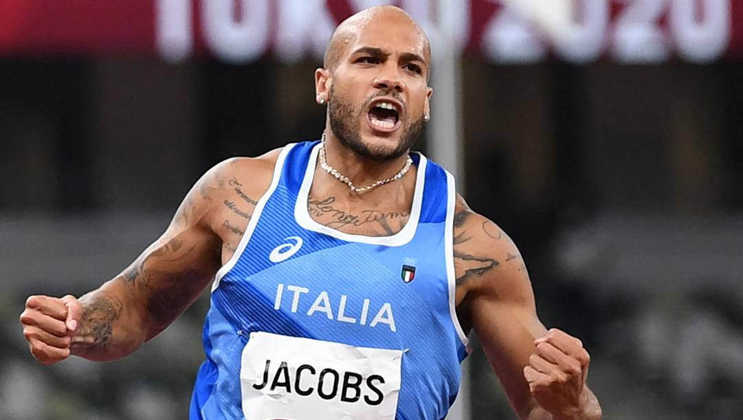 Marcell Jacobs, 26 anni, due ori olimpici a Tokyo. Afp 
