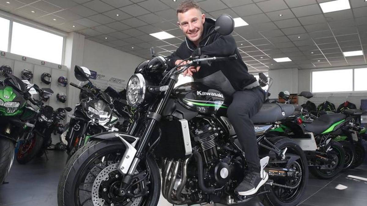Johnny Rea ha scelto la sua prima moto stradale, una Kawasaki Z900RS