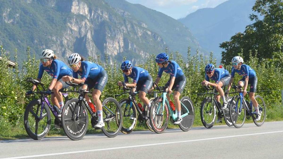 Da mercoledì gli Europei a Trento: gli azzurri provano la cronometro