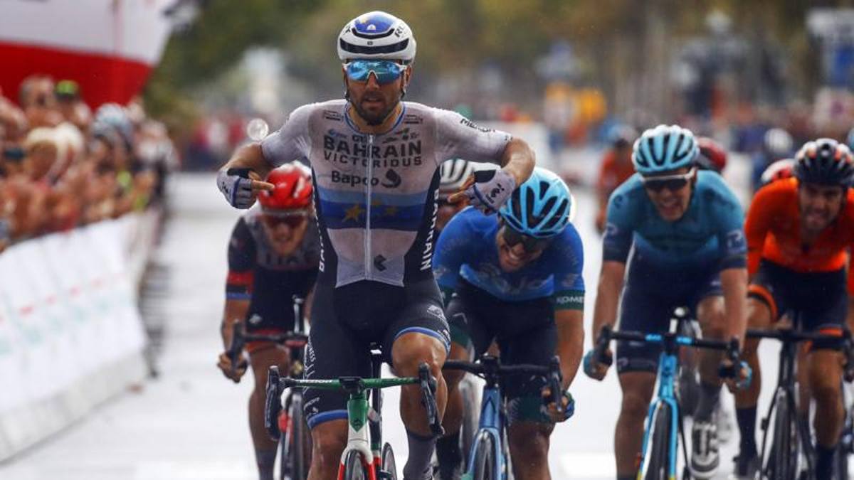 Colbrelli, prima vittoria con la maglia di campione d'Europa
