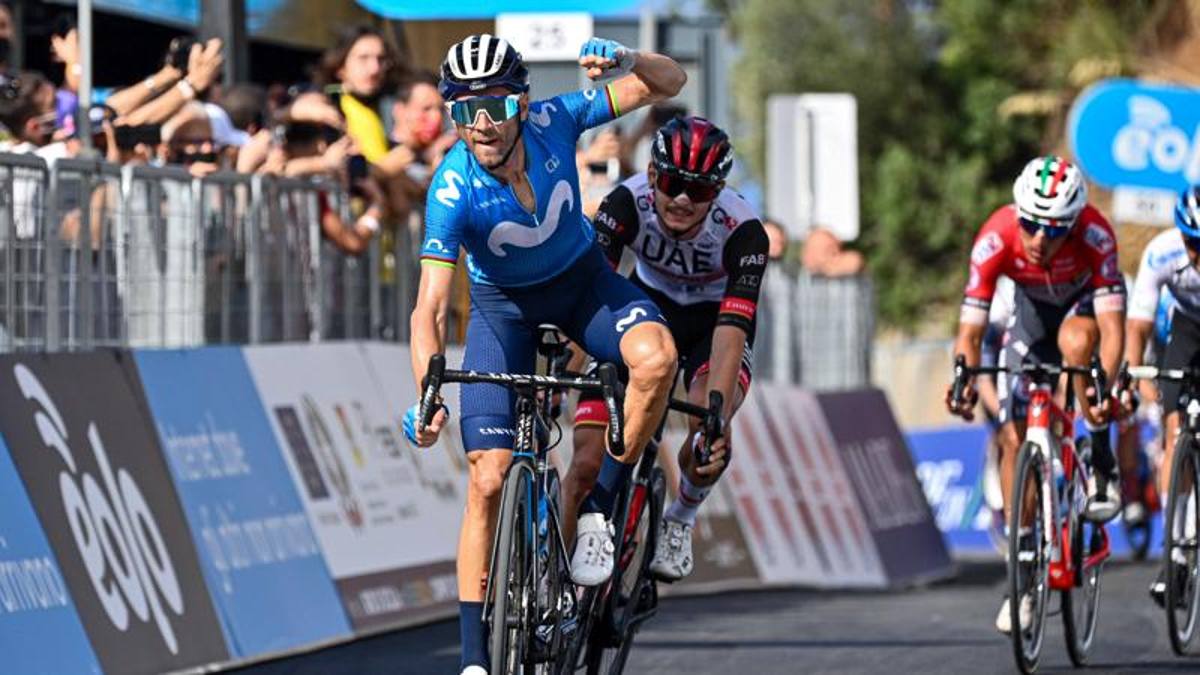 Giro di Sicilia, Valverde infinito: ancora primo a 41 anni