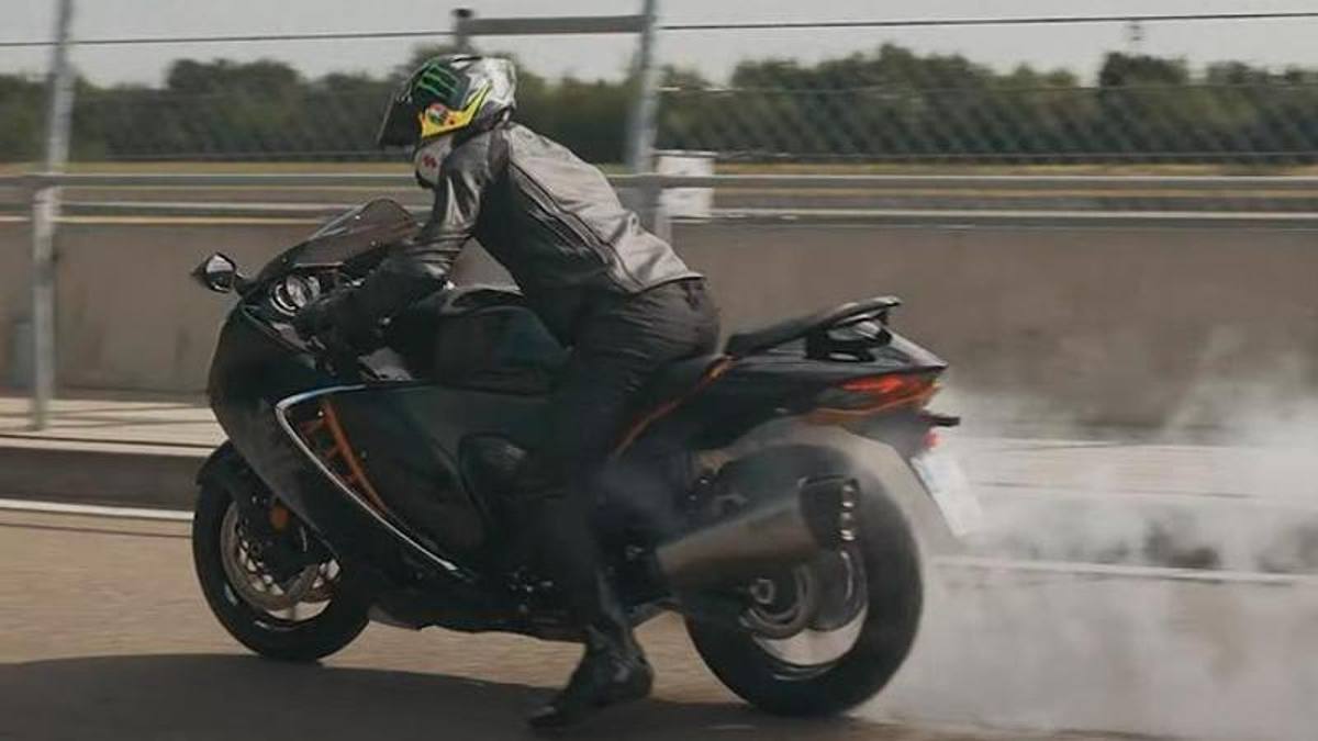 Mir e Rins sulla Suzuki Hayabusa: la prova degli assi della MotoGP