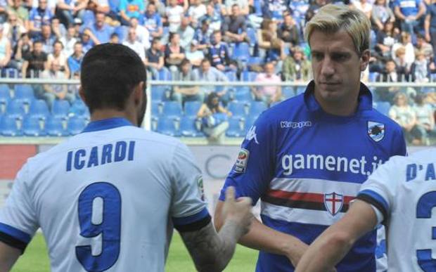 Sampdoria-Inter del 2014. Ansa 