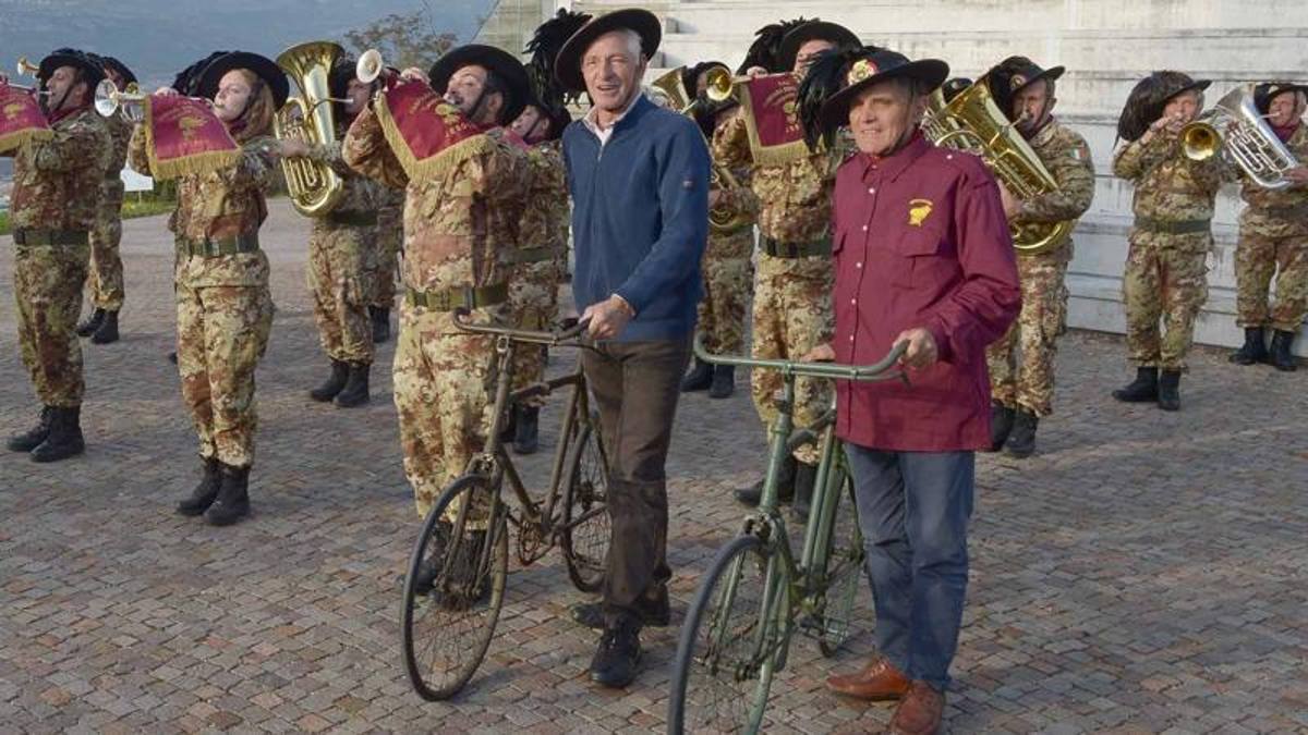 Moser torna bersagliere nella Staffetta della Pace per i 100 anni del Milite Ignoto