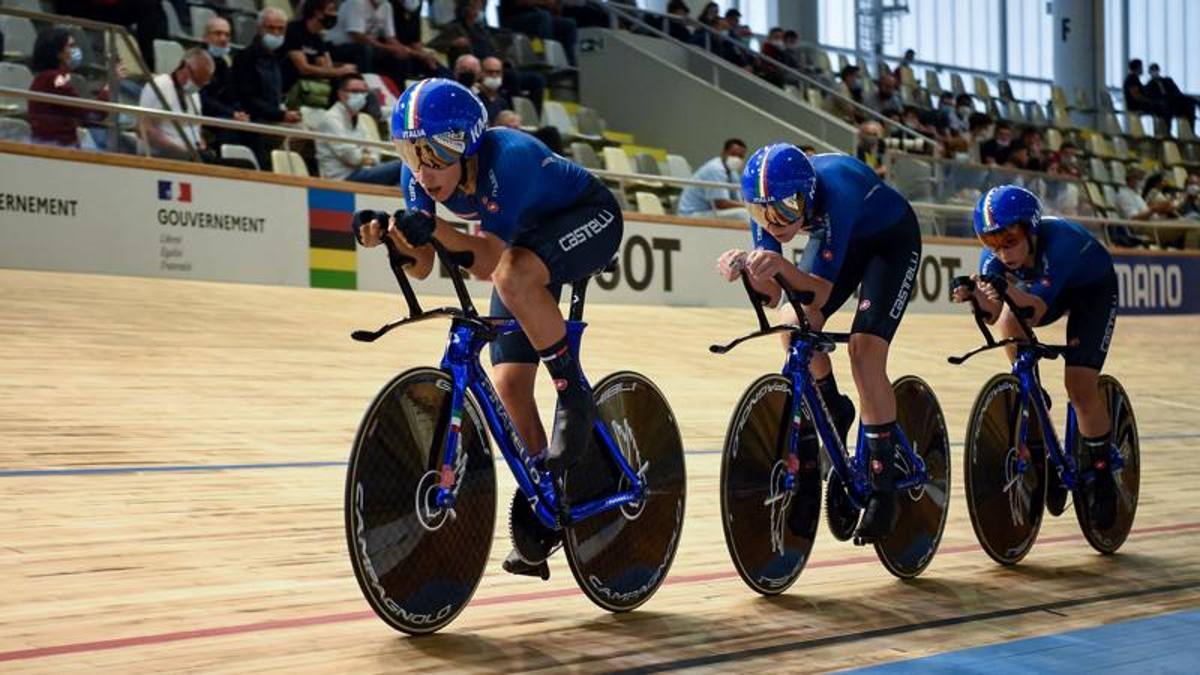 Mondiali su pista: inseguimento a squadre maschile, miglior tempo in qualificazione per gli azzurri