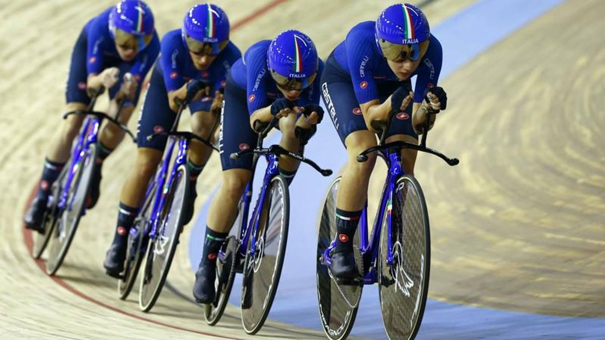 Mondiali pista, argento per le azzurre del quartetto