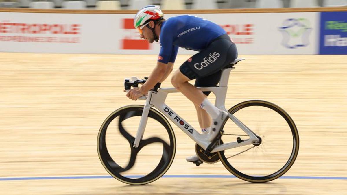 Viviani solo nono nello scratch, l’oro al francese Grondin
