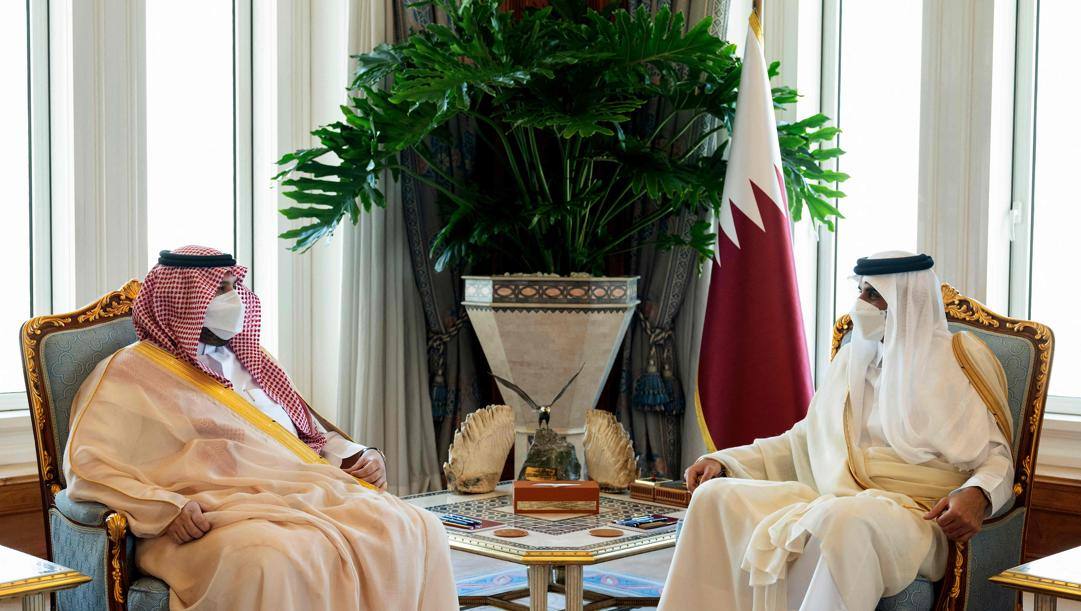 Il recente iincontro tra l'emiro del Qatar Tamim bin Hamad Al Thani e il principe saudita Turki  