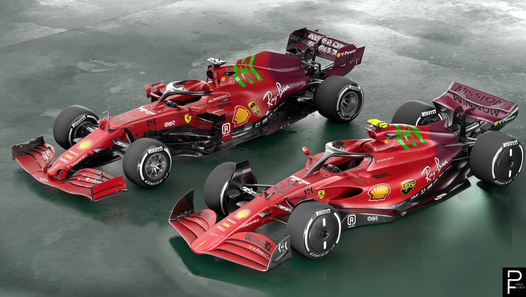 Gazzetta dello Sport's summary on 2022 Ferrari F1 car: more power and  original look