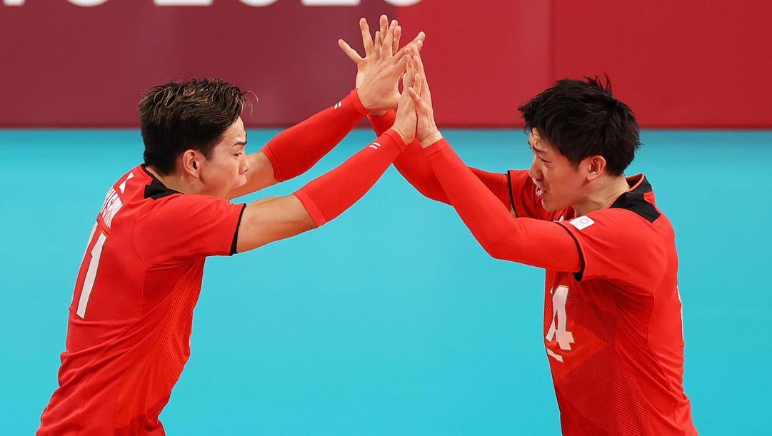 Yuji Nishida, 21 anni (a sinistra) e Yuki Ishikawa, 25, durante i Giochi di Tokyo. Getty Images  