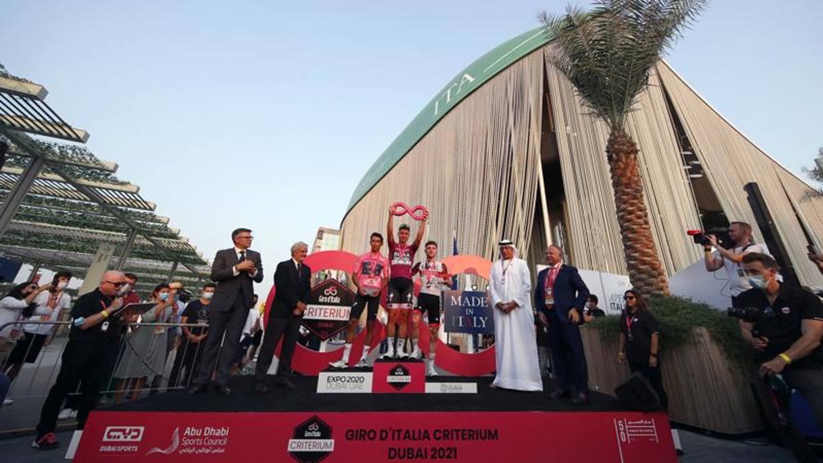 Criterium di Dubai: Sagan batte Bernal e Hirschi, problemi per Ganna