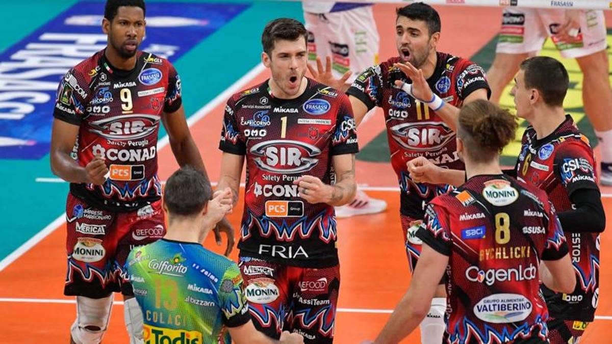 Superlega, Perugia travolge Trento, Monza vola in testa