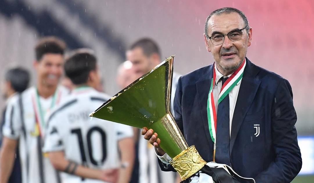 Maurizio Sarri, 62 anni, ha guidato la Juventus alla conquista del nono scudetto di fila nel 2020 ANSA  