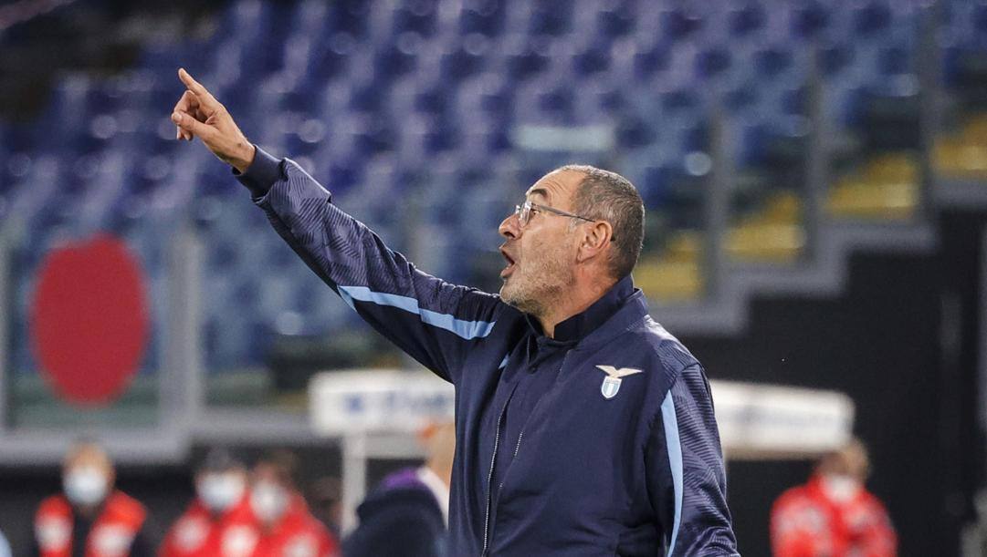 Maurizio Sarri, 62 anni, tecnico della Lazio ANSA 