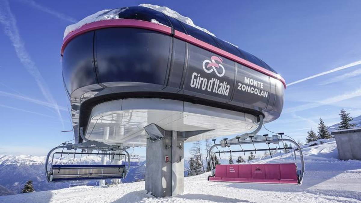 Zoncolan, ecco la nuova seggiovia dedicata al Giro d’Italia